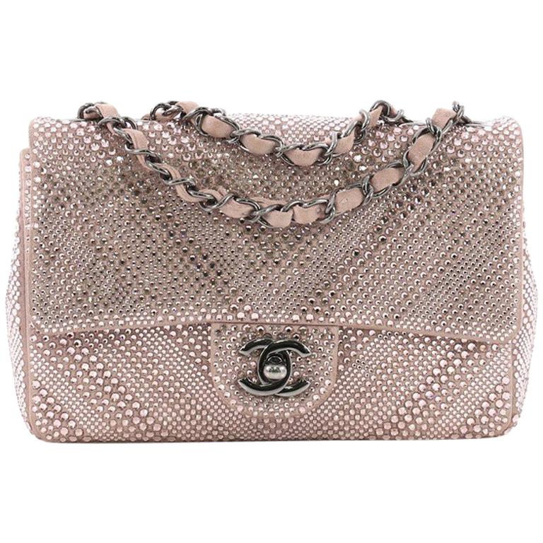 Chanel CC Flap Bag Strass Embellished Leather Small at 1stDibs