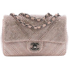 Chanel CC Flap Bag Strass Embellished Leather Small