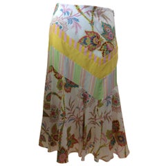 Etro Multi Color Print Skirt Etro Multi Color Print Skirt
