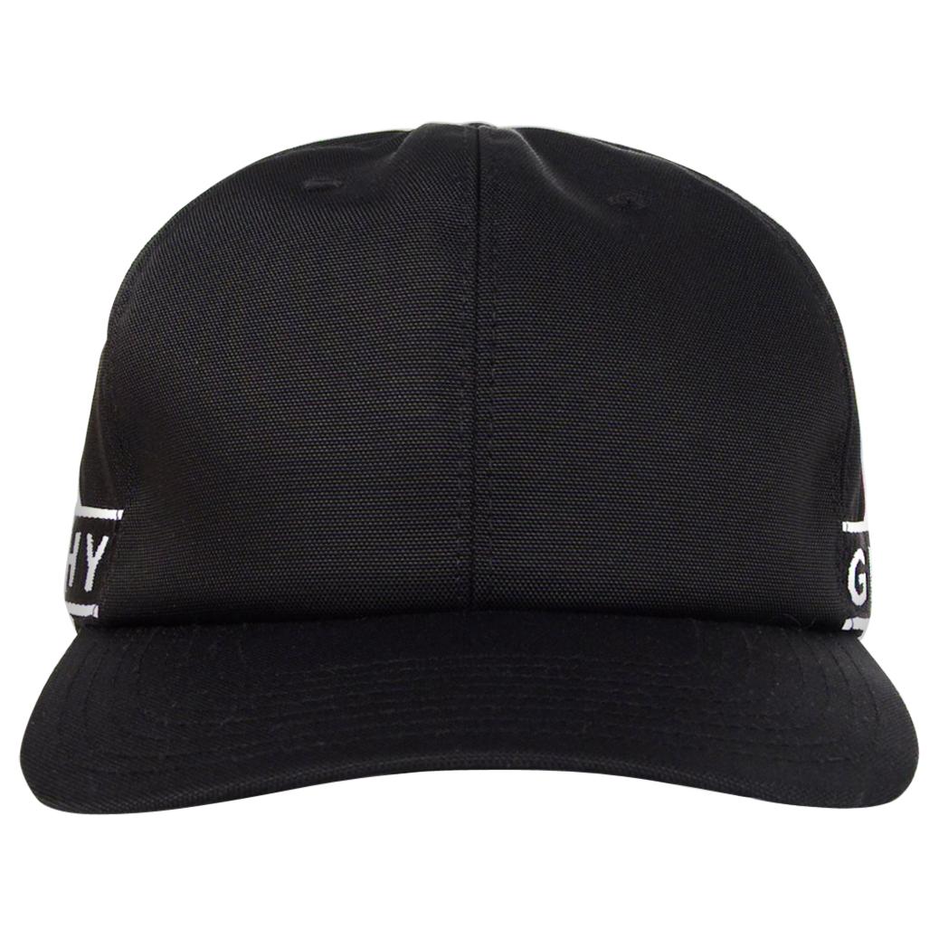 Givenchy Men's Black 4G Side Strap Baseball Cap