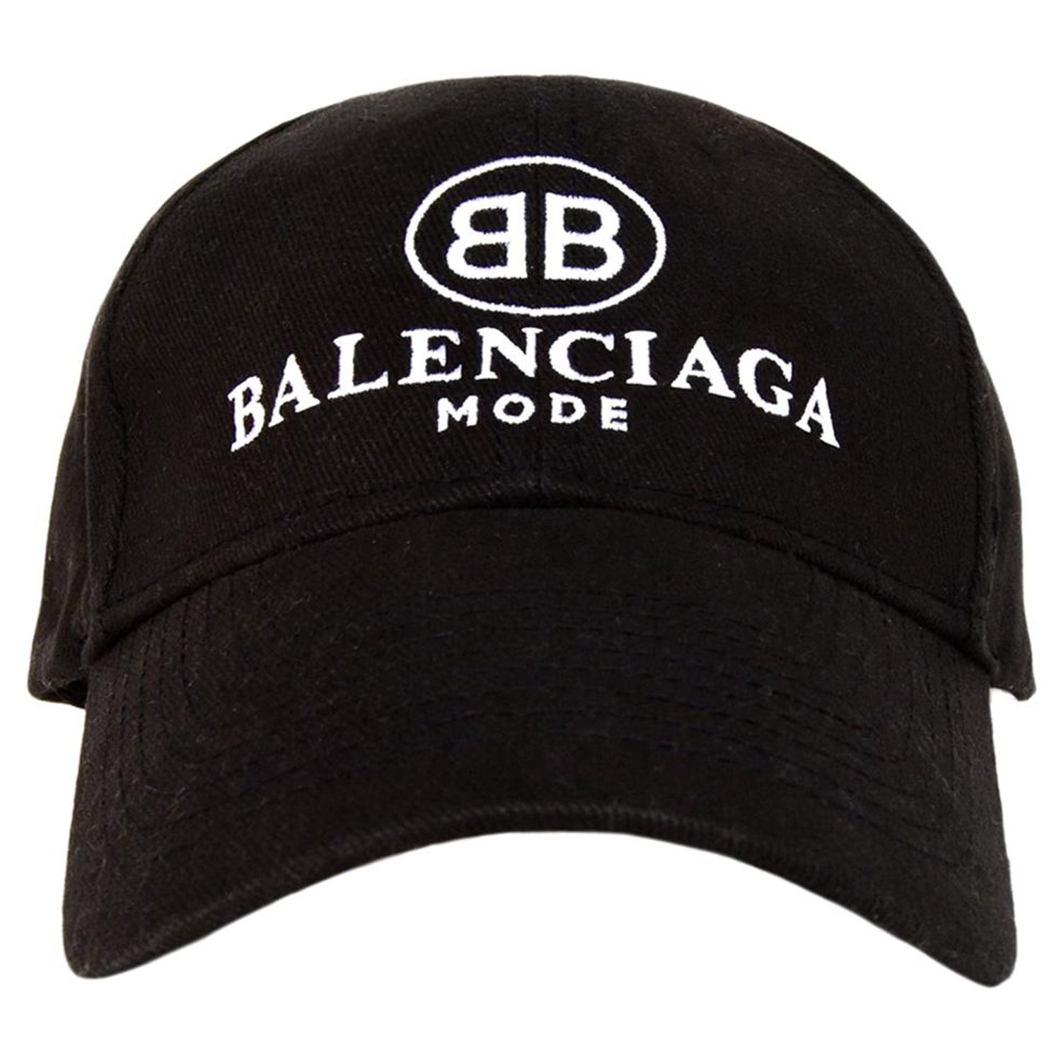 Balenciaga Black/White BB Mode Logo Cotton Baseball Cap Hat Unisex Sz L For  Sale at 1stDibs | balenciaga cap made in china, balenciaga hat made in  china, balenciaga mode hat