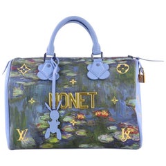 Louis Vuitton Neverfull NM Tote Limited Edition Jeff Koons Van Gogh Print  at 1stDibs