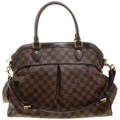 Louis Vuitton Damier Ebene Canvas Trevi GM Bag