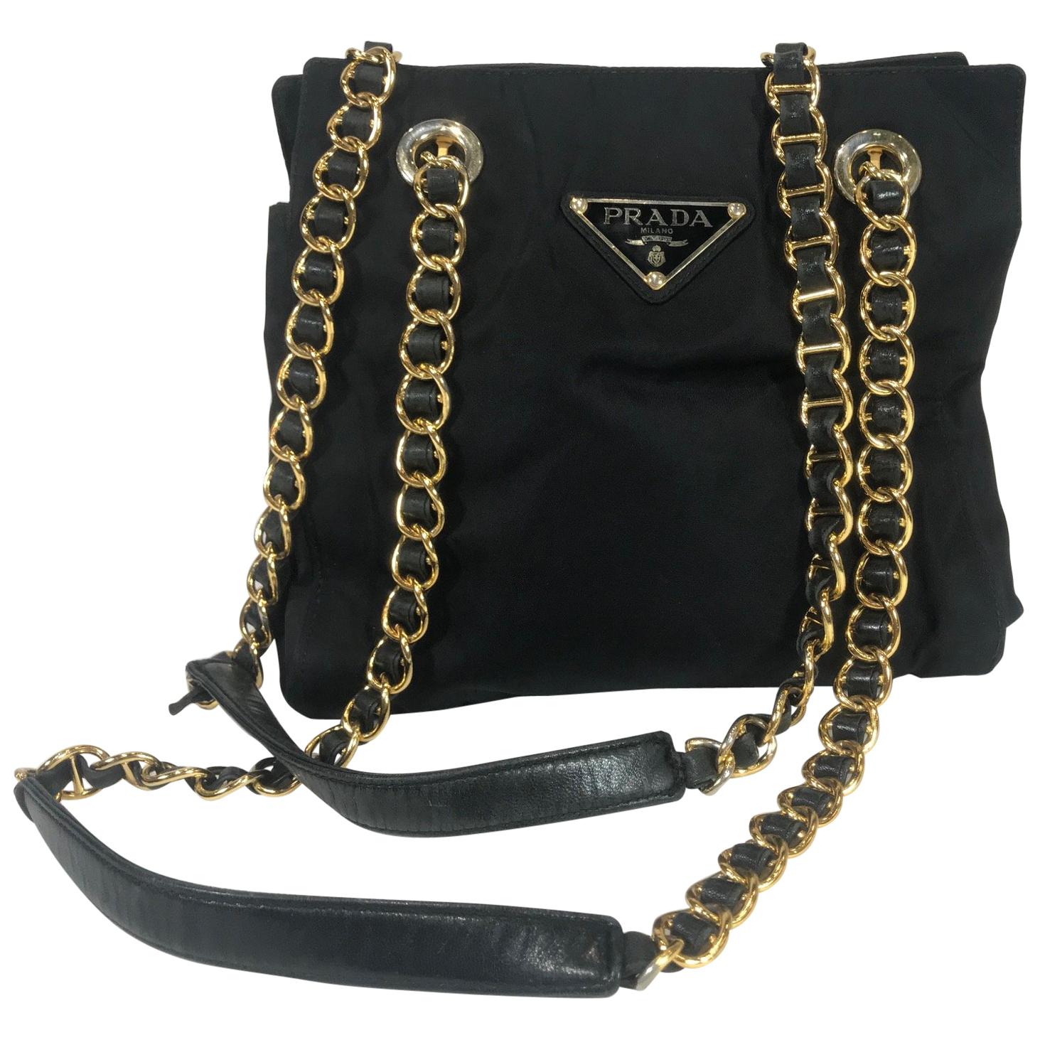 Prada Tessuto Boston Bag For Sale at 1stDibs