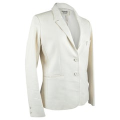 Hermes Jacket Winter White Leather 38 / 6