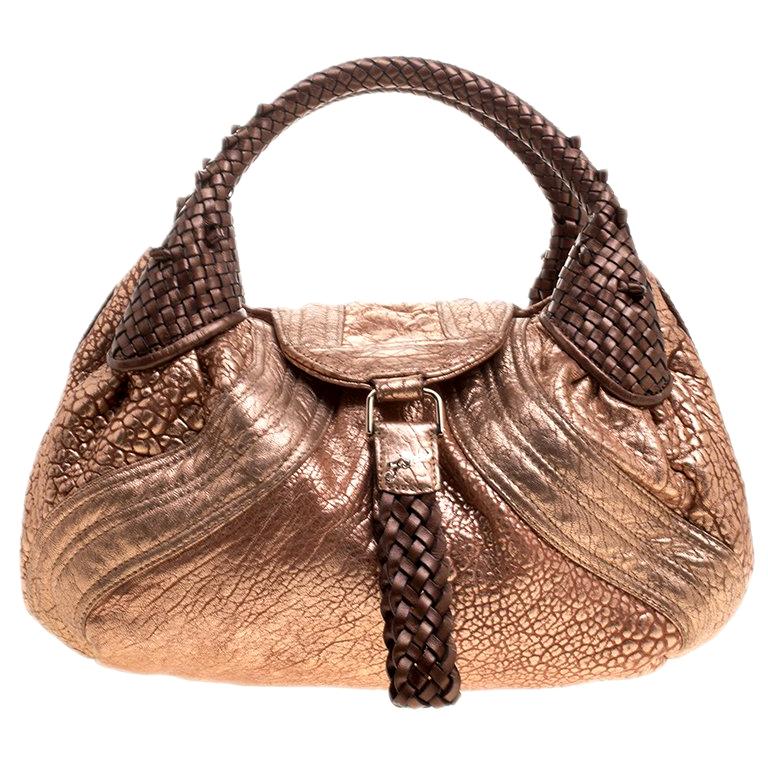 Fendi Bronze Leather Baby Spy Bag For Sale at 1stDibs | fendi baby sale ...