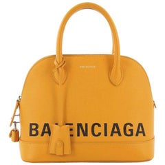 Balenciaga Ville Logo Bag Leather Small
