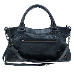 Balenciaga Black Leather First Classic Bag