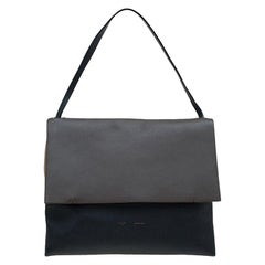 Celine Tri Color Leather and Suede All Soft Shoulder Bag
