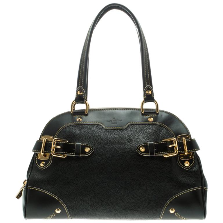 Louis Vuitton Black Suhali Leather Le Radieux Bag For Sale at 1stDibs