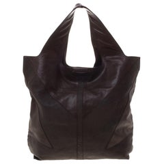 Givenchy Dark Brown Nappa Leather George V Tote