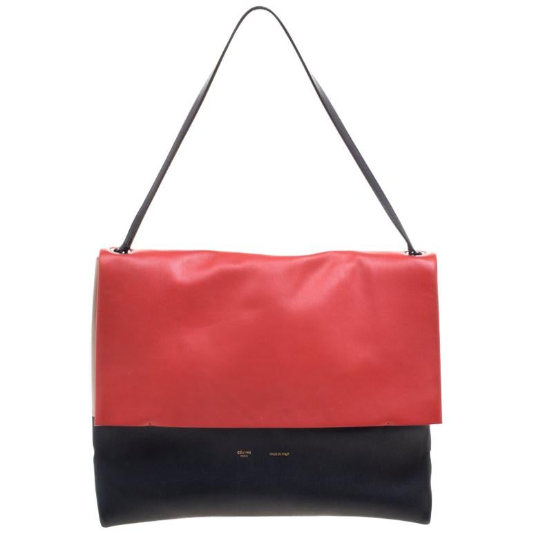 Celine Multicolor Leather All Soft Shoulder Bag