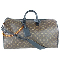 Louis Vuitton Keepall Runway Virgil Abloh Ss19 Monogram Chain Bandouliere 50 3lz