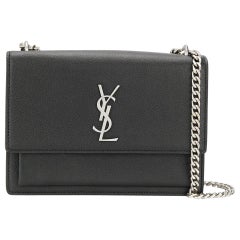Yves Saint Laurent Pebble Leather Shoulder Bag