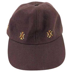 Vintage Hermès Brown Logo Baseball Cap 232500 Hat