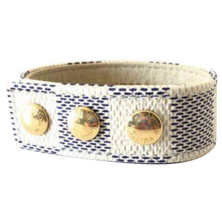 Louis Vuitton, Jewelry, Louis Vuitton Damier Azur Bracelet