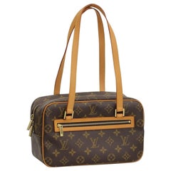Louis Vuitton Monogram Cite Mm 225899 Brown Coated Canvas Shoulder Bag