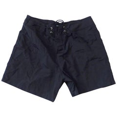 Vintage Gucci Black Gg Trunks Bathing Suit 226373 Shorts