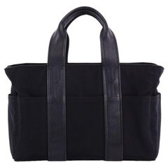  Hermes Acapulco Tote Toile and Leather PM