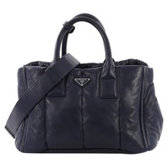 Prada Bomber Convertible Tote Nappa Leather Medium