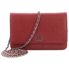 Chanel Wallet on Chain Camellia Lambskin