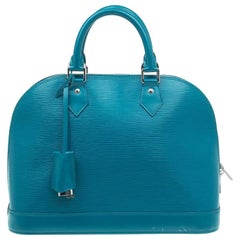 Louis Vuitton Cyan Epi Leather Alma PM Bag