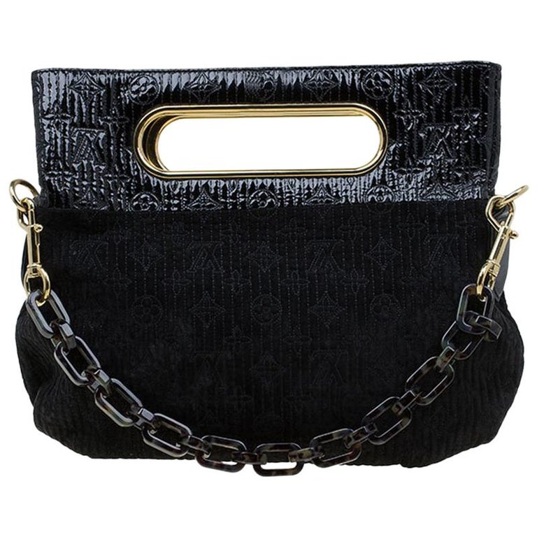 Louis Vuitton Black Monogram Suede Limited Edition Motard Afterdark Bag ...