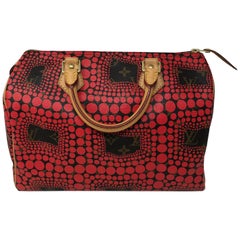 Louis Vuitton Rote Punkte Yayoi Kusama Speedy 30