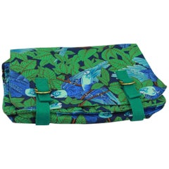 Hermes Vintage Parrots Clutch / Pouch. Really good condition