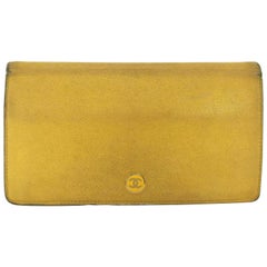 Chanel Yellow Bifold Long 226701 Wallet
