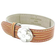 Louis Vuitton Red Cyber Epi Fleur 226785 Bracelet