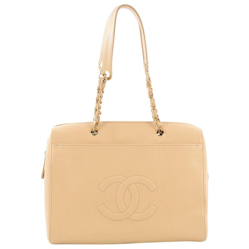 Chanel Vintage Timeless Zip Tote Caviar Medium