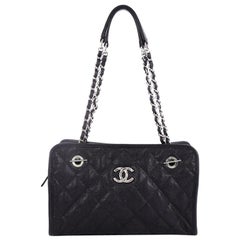 Chanel French Riviera Tote Quilted Caviar Small