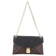 Louis Vuitton Pallas Chain Shoulder Bag Monogram Canvas and Calf Leather