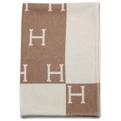 Hermès Avalon throw blanket Camel