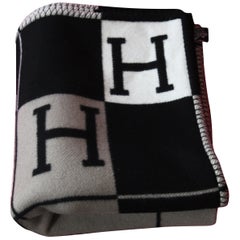 Hermès Avalon III throw blanket Noir