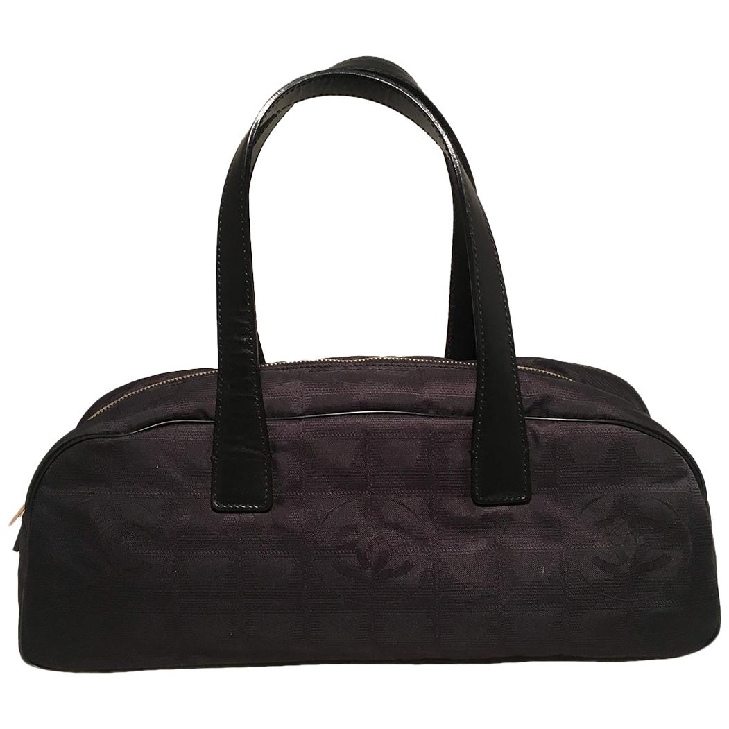 Chanel Black Nylon Traveline Handbag