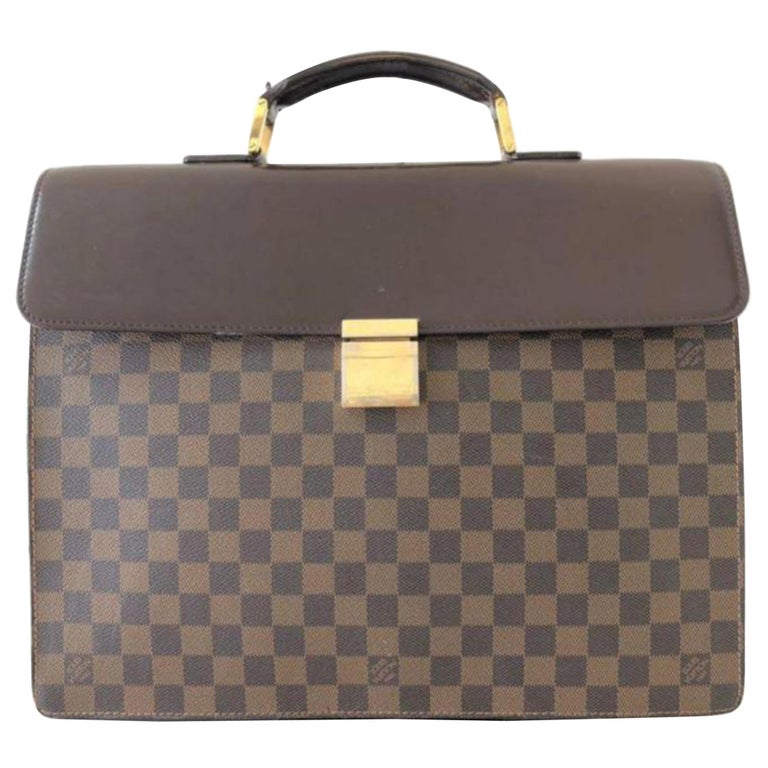 Louis Vuitton Altona Damier Pm Briefcase Attache 232308 Brown Laptop ...