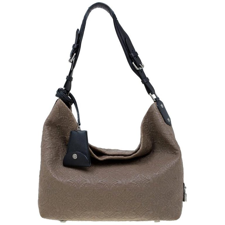 Louis Vuitton Brown Monogram Antheia Leather Hobo PM Bag For Sale at 1stDibs