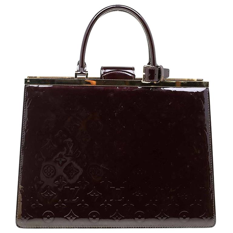 Louis Vuitton Amarante Monogram Vernis Deesse GM Bag