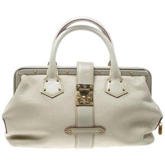 Louis Vuitton White Suhali Leather L'Ingenieux PM Bag