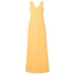 Vintage Courrèges yellow dress, circa 1969