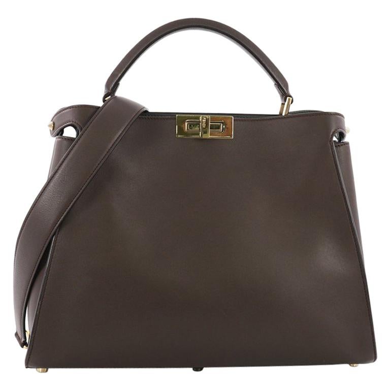 Fendi Peekaboo Essential Bag Leather at 1stDibs