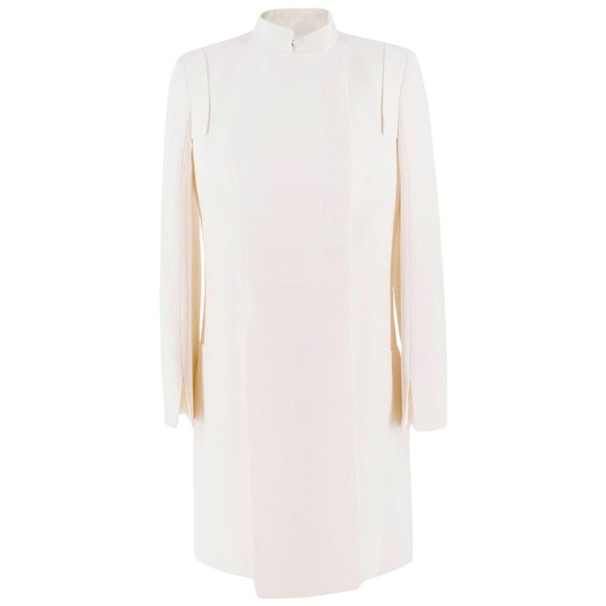 Alexander McQueen Ivory Single Breasted Coat US 6
