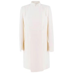 Alexander McQueen Ivory Single Breasted Coat US 6