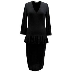  Alexander McQueen Black Dress US 10