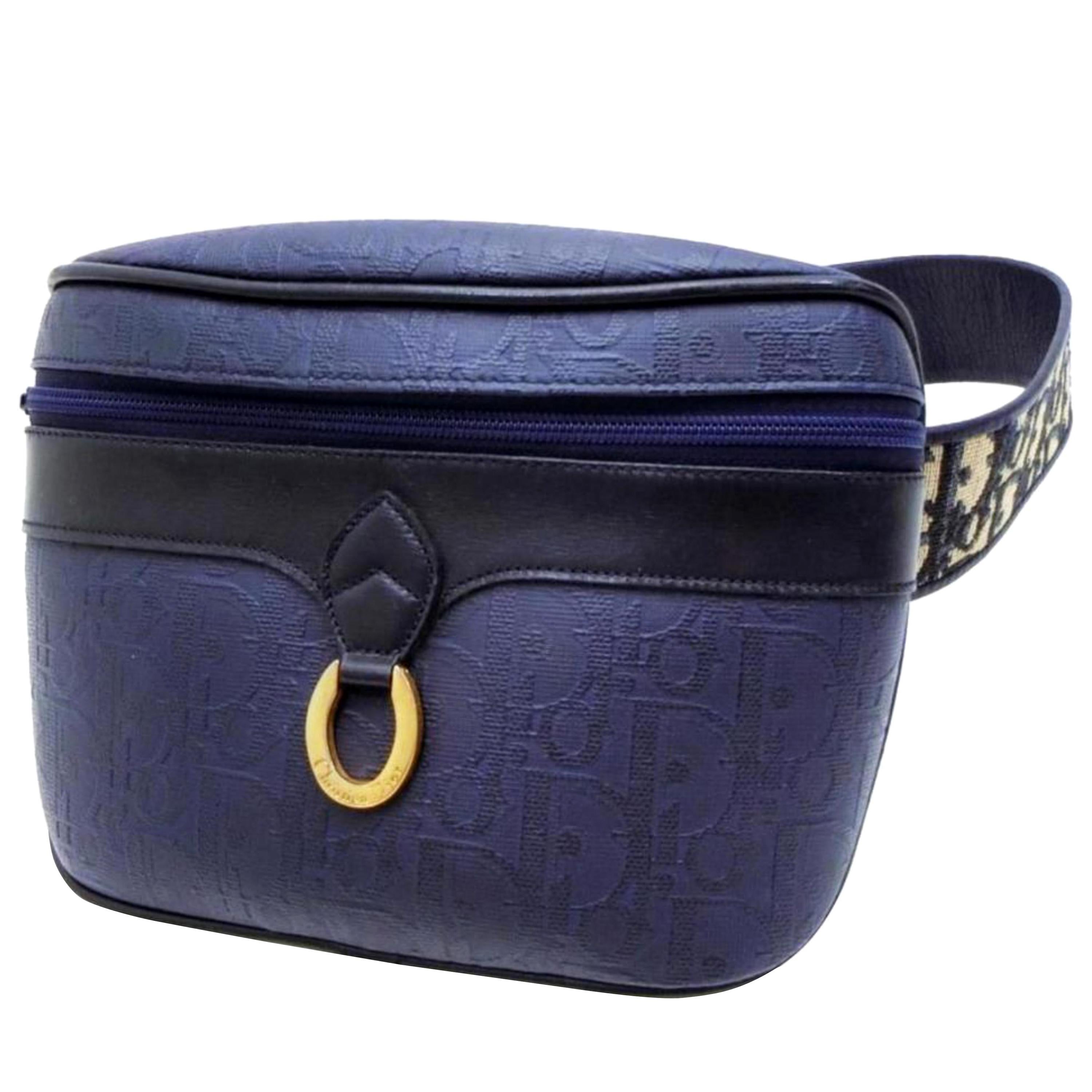 Dior Signature Oblique Monogram Trotter Belt Fanny Pack 229734 Cross Body Bag