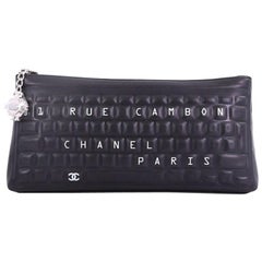 Chanel Keyboard Zip Pouch Calfskin