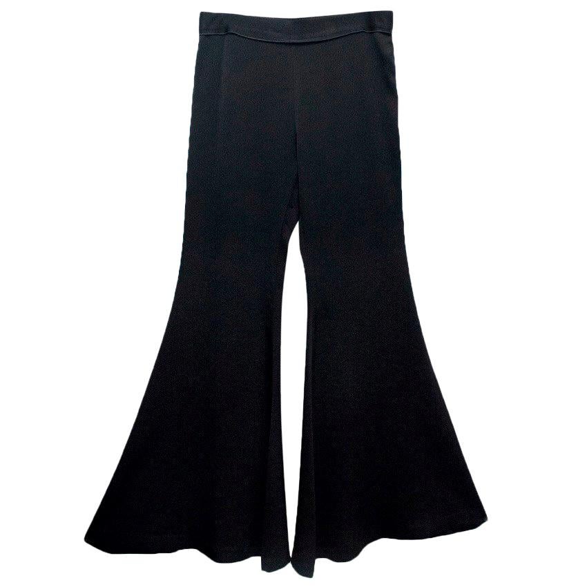 Ellery Black Flare Trousers US 6 For Sale