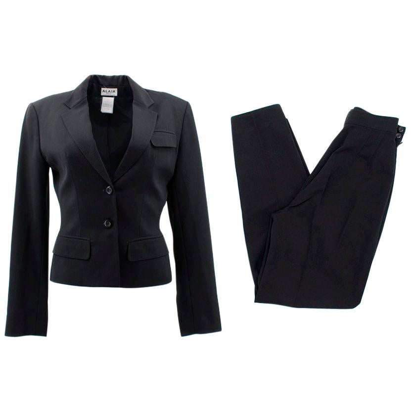 Alaia Black Suit US 4